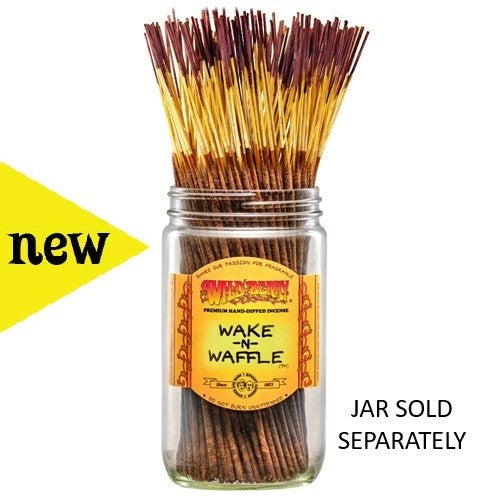 Wild Berry Wake-N-Waffle 11 inch Incense - Pack of 100