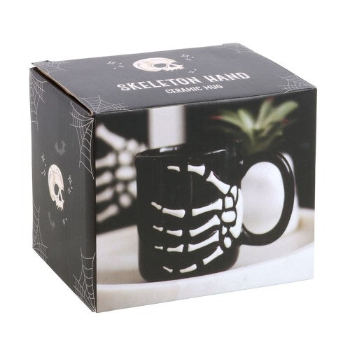 Skeleton Hand Ceramic Mug