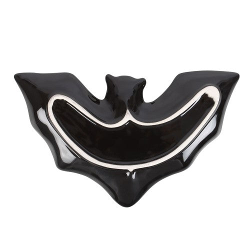 Black Bat Ceramic Trinket Dish