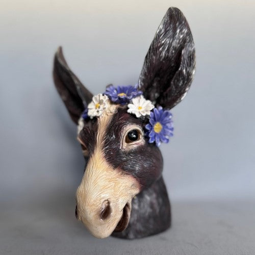 Ornament - Donkey With Laurel (14 x 19cm)