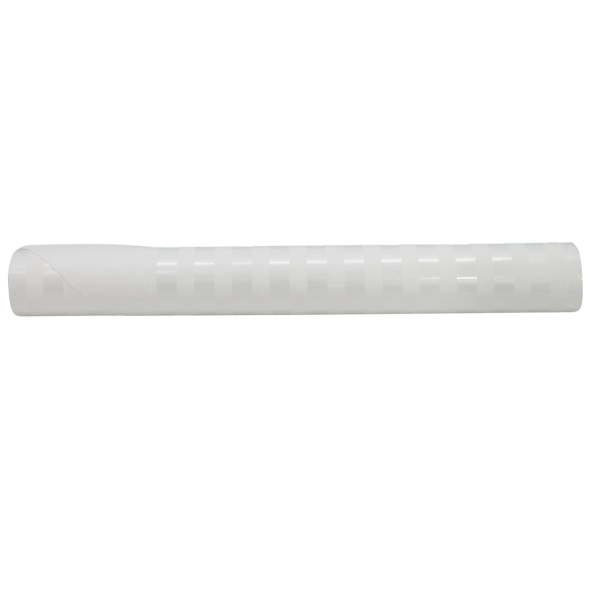 Euro Wrap Roll Pearl White and Matte White Stripes 65mic