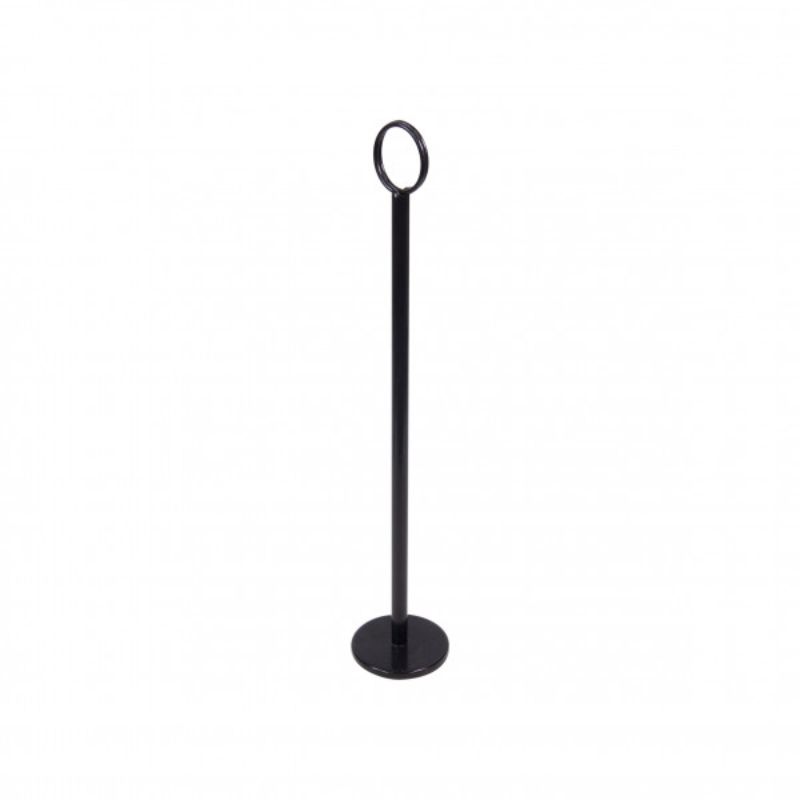 Elegant Chef Inox Table No. Stand 200mm in black, crafted from stainless steel for style and durability in any kitchen.