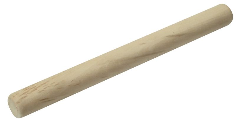 Chef Inox 500mm stainless steel rolling pin with non-stick surface, ideal for rolling dough for various baked goods.