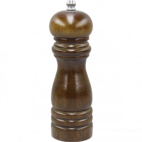 Chef Inox 165mm stainless steel salt and pepper shakers, stylish and durable for precise seasoning control in any kitchen.