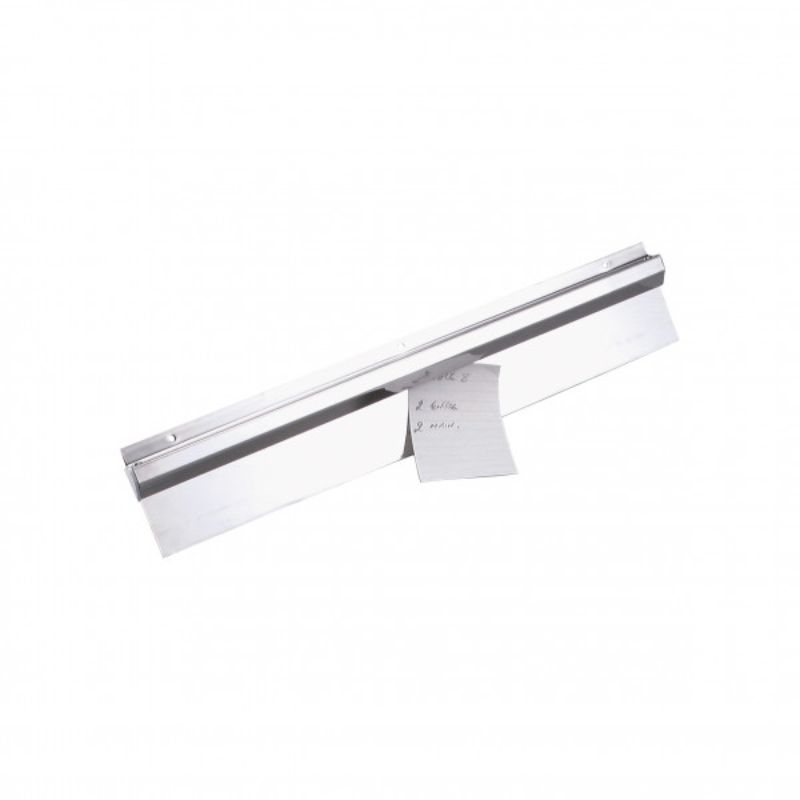 Stainless steel check holder for organized kitchen workflow, 76.2cm tall, ideal for chefs and cooking enthusiasts.