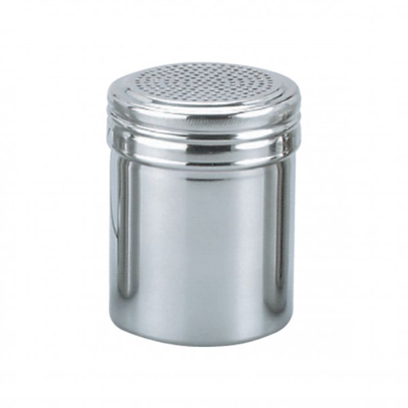 Chef Inox 285ml stainless steel salt dredge for precise seasoning and stylish kitchen use.
