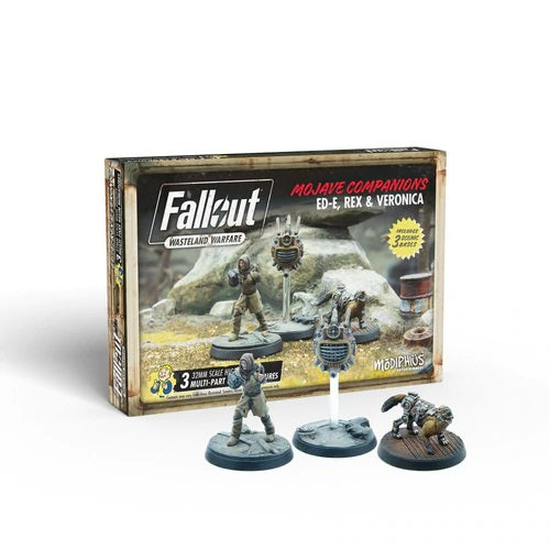 Fallout Wasteland Warfare - Ed-E Rex and Veronica