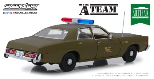Diecast Model - 1977 Plymouth Fury- US Army