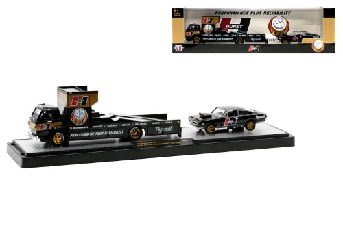 Diecast Model - 1968 Dodge L600 COE & 1968 Plymouth Barracuda