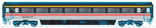 Diecast Model - Mk3a Coach FO - BR Intercity Swallow 11008