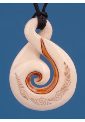 Pendant - Bone Single Twist - Version 1