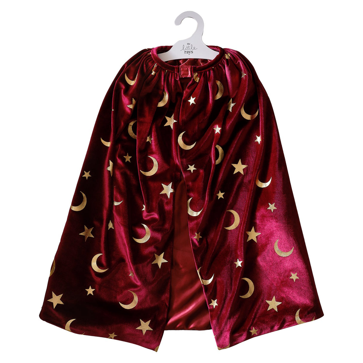 Magician Costume Cape - Fancy Dress Burgundy Velvet