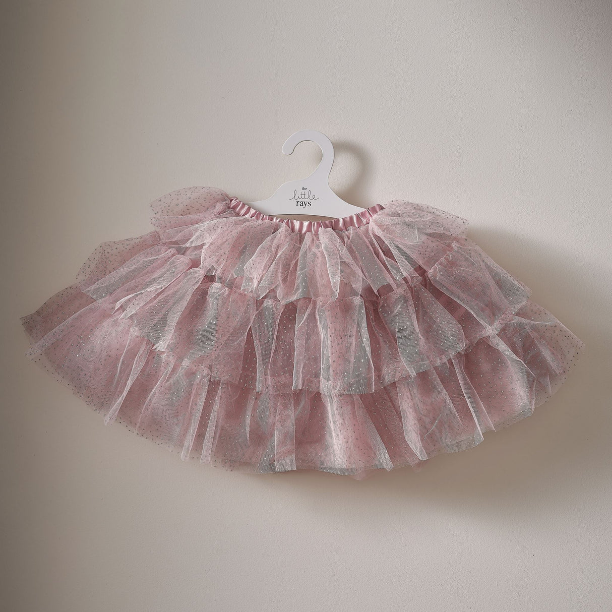 Fairy Princess Costume Tutu - Fancy Dress Pink & Silver Sparkle (5-7 Years)
