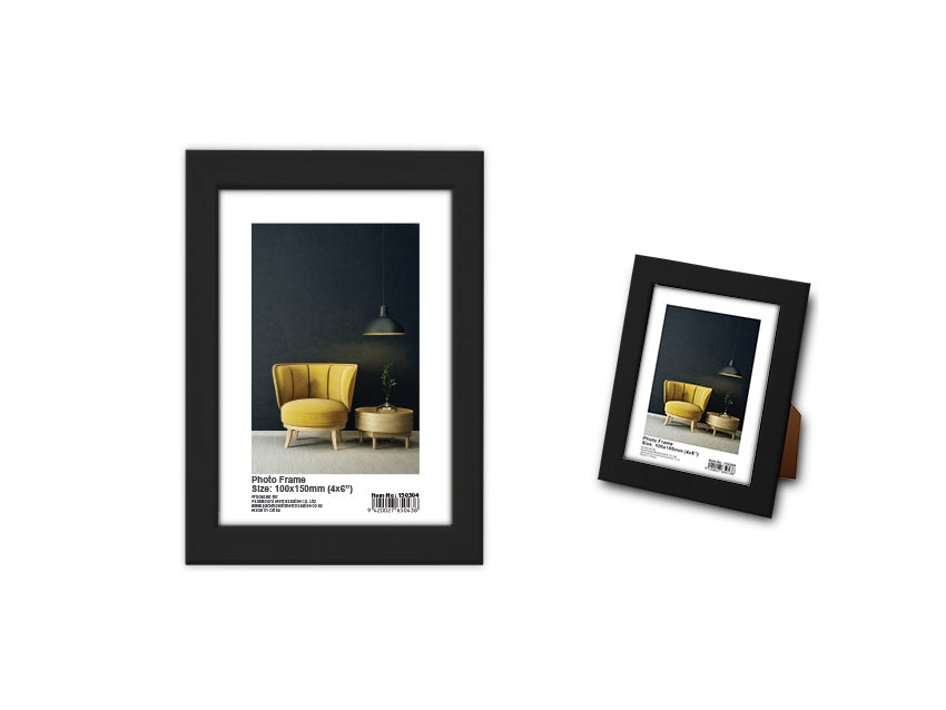 Photo Frame - Max Brand Black 10 x 15cm (24 Units)