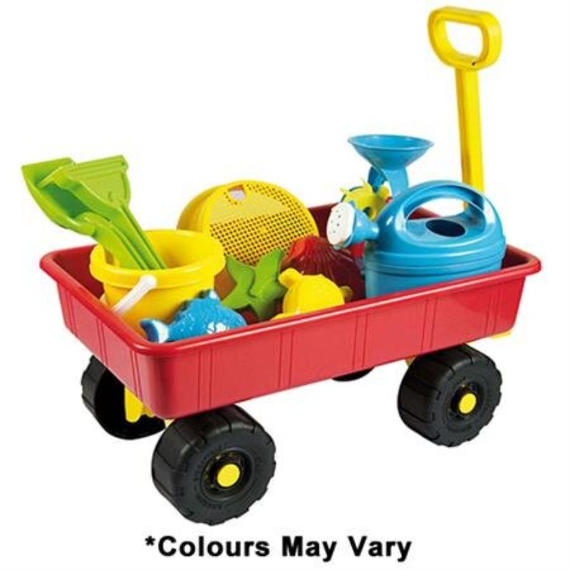 Trolley with Sand & Water Play Items - Summertime