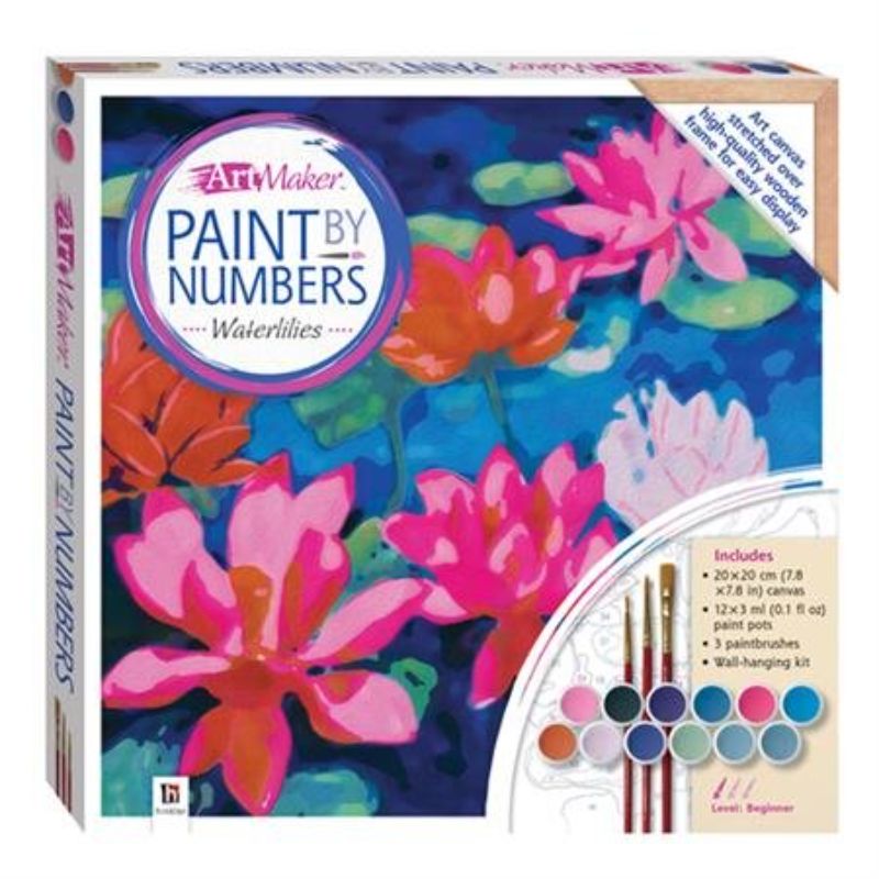 Paint by Numbers Canvas - Waterlilies