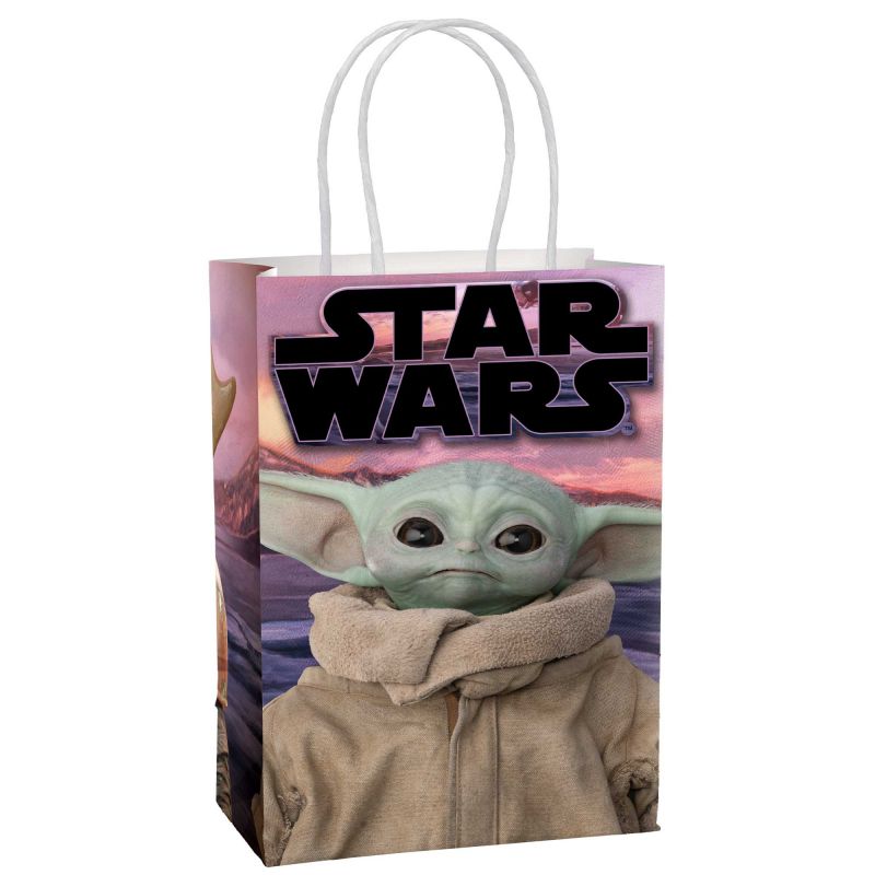 Create Your Own Paper Kraft Bags featuring The Mandalorian, perfect for DIY, gifts, and eco-friendly packaging.
