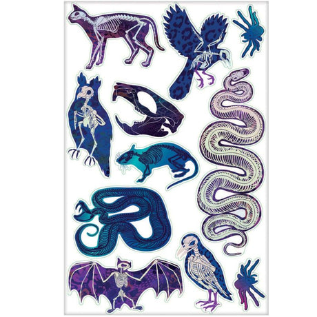 Midnight Mayhem vinyl wall decals, 60cm, perfect for dynamic interior decor in any room. Easy to apply and remove.