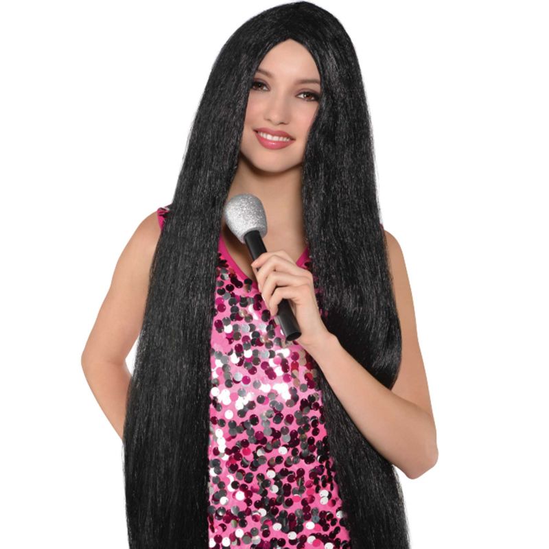 Turn Back Time Wig: Versatile synthetic wig for kids and adults, perfect for costumes or adding flair to any look.