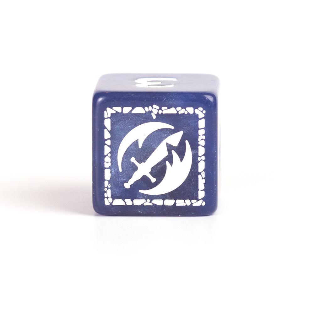 Sirius Dice - D&D Adventure Dice - Fighter - Blue