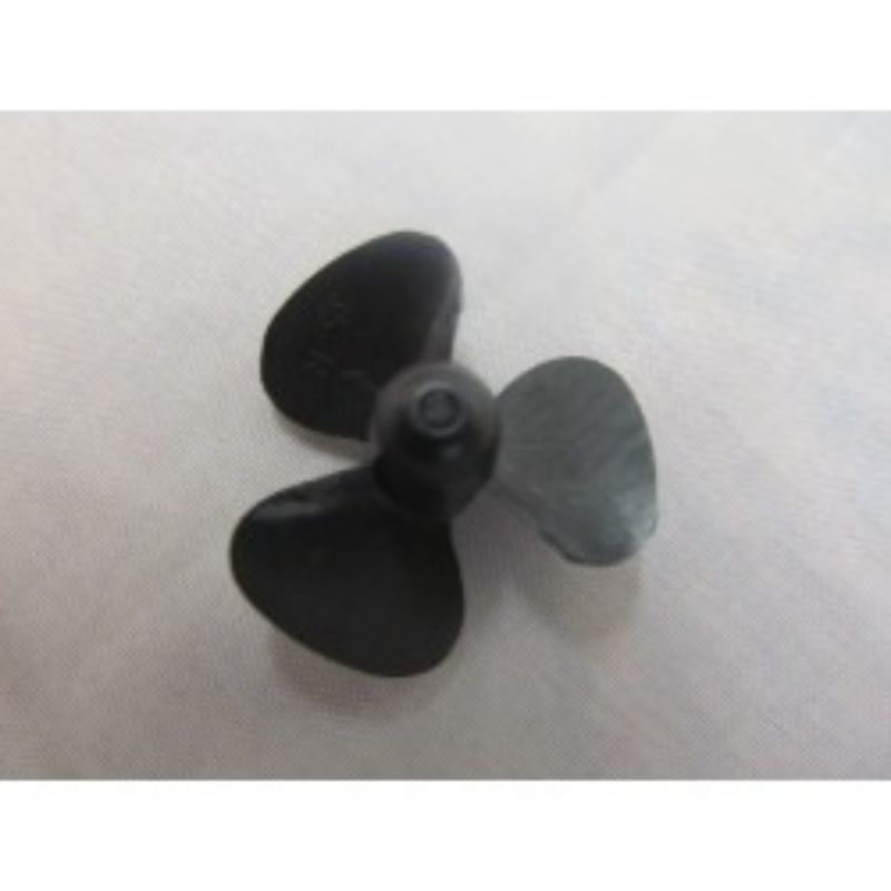 Durable wooden ship fitting with plastic right propeller for optimal boat performance and easy installation.