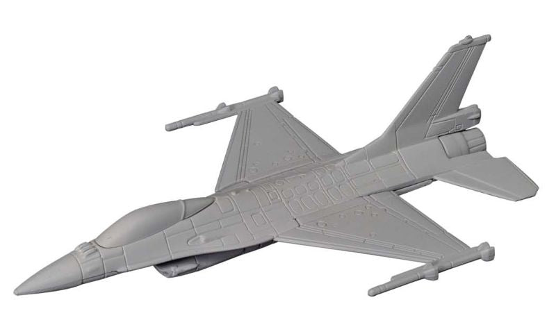 Corgi diecast F-16 Fighting Falcon model, showcasing intricate design and vibrant colors, perfect for collectors and aviation fans.