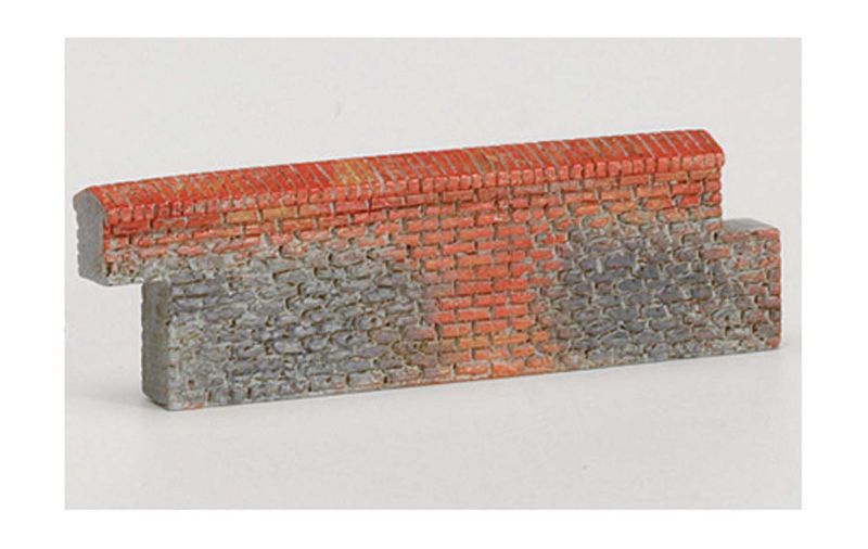 Hornby Brick Walling Straight model train accessory adds realistic detail to layouts with high-quality, durable design.