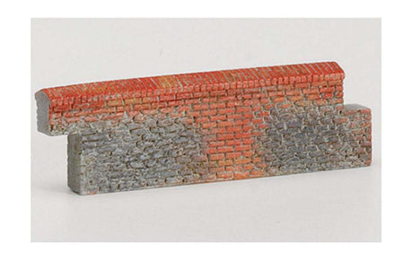 Hornby Brick Walling Straight model train accessory adds realistic detail to layouts with high-quality, durable design.