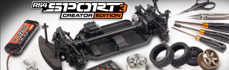 Radio Control Builder Kit - Racing 1/10 S3 RS4 Creator Edition