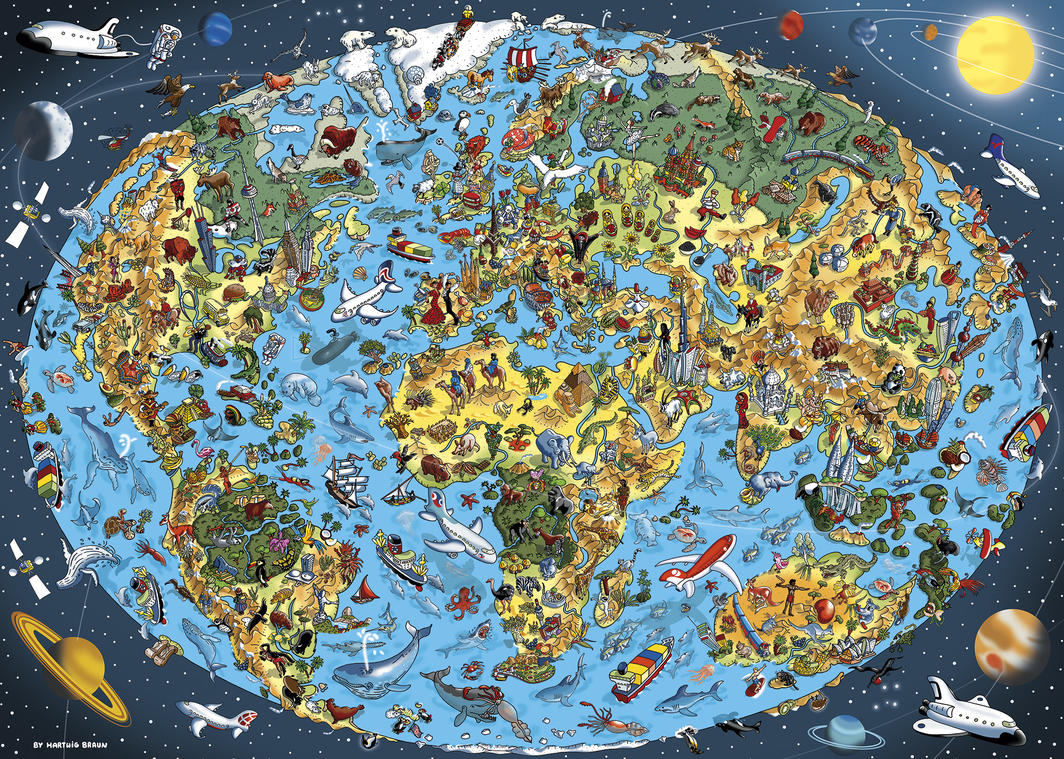 Gibsons: Our Great Planet (1000pc Puzzle)