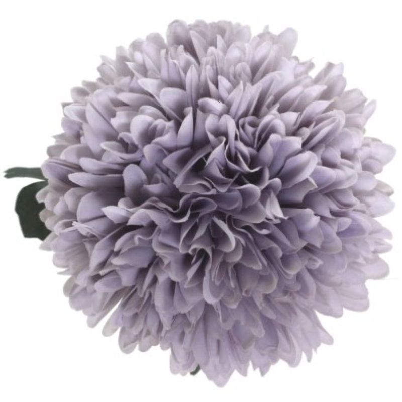 Lavender artificial dandelion flower ball, 54cm, perfect for elegant home decor and low-maintenance arrangements.