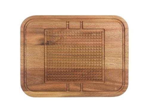 Acacia Carving Board with Meat Rest & Juice Groove - Salter BW14194