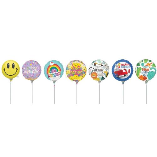 Kids Foil Balloon Mix 22cm 25 Pack - Anagram
