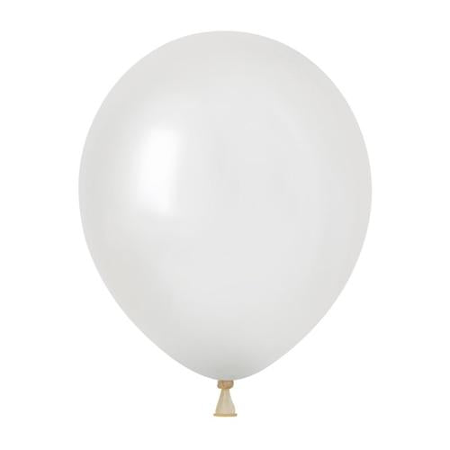 Crystal Clear Latex Balloons 12cm 50 Pack - Anagram Australia