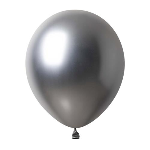 Satin Luxe Silver Latex Balloons 30cm 25 Pack - Anagram Australia