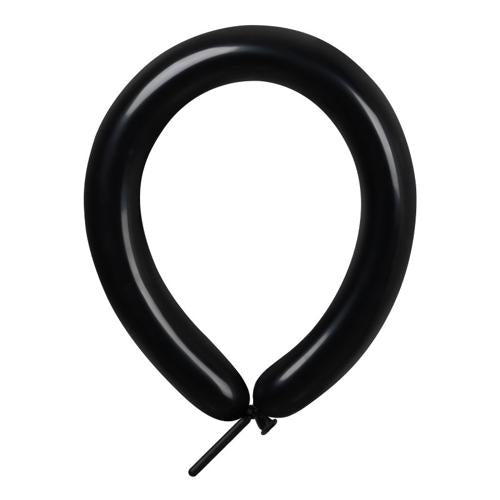 Black 260 Latex Balloons 50 Pack - Anagram Australia