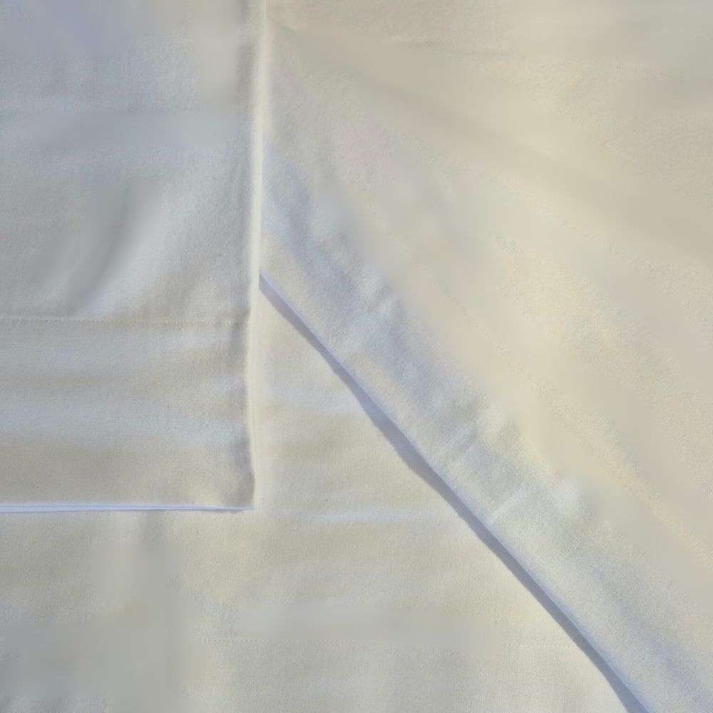 Baksana - Flannel Sheet Set - White - Super King