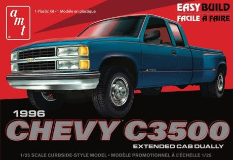 1/25 scale model of a 1966 Chevy C-3500 Dually Pickup kit, perfect for custom builders and auto enthusiasts.