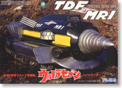 Detailed Ultra Seven TDF MRI plastic model kit by Fujimi, perfect for collectors and hobbyists, featuring intricate designs and easy assembly.