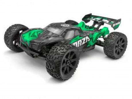 High-performance 1/8 scale electric buggy with 4WD, brushless motor, and all-terrain capabilities for thrilling off-road racing.