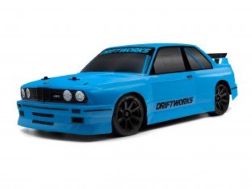 1/10 RS4 S3 BMW E30 Drift car with 4WD, 2.4GHz system, and iconic design, perfect for drifting enthusiasts.