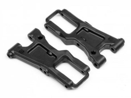 RS4 FR Suspension Arm Set for enhanced RC car performance, durability, and superior shock absorption.