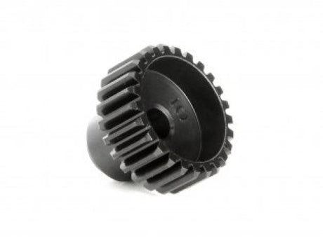 25T Pinion Gear for RC vehicles, enhances torque and speed, made for durability and high performance.