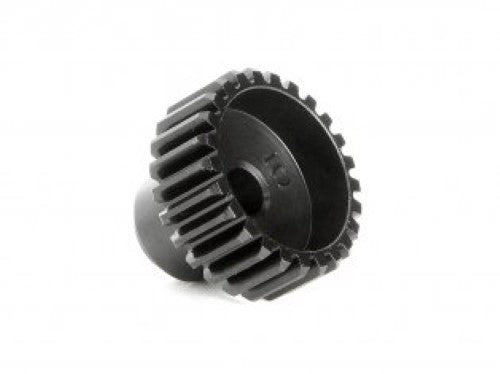 25T Pinion Gear for RC vehicles, enhances torque and speed, made for durability and high performance.