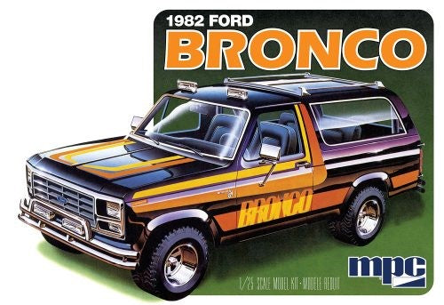 1/25 scale model kit of the 1980 Ford Bronco with detailed parts and authentic features for hobbyists and collectors.