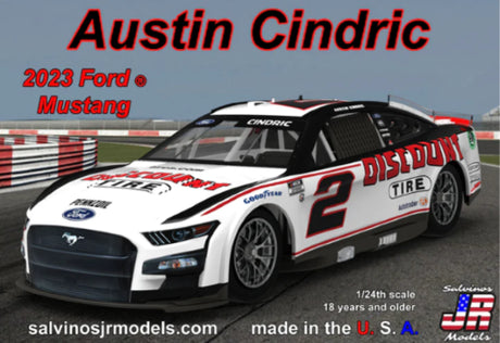 Detailed 1/24 scale model of Team Penske's Mustang driven by Austin Cindric, perfect for collectors and hobbyists.