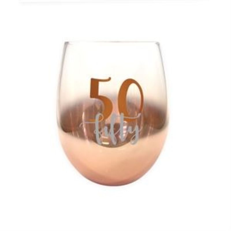 STEMLESS WINE GLASS - 50TH OMBRE