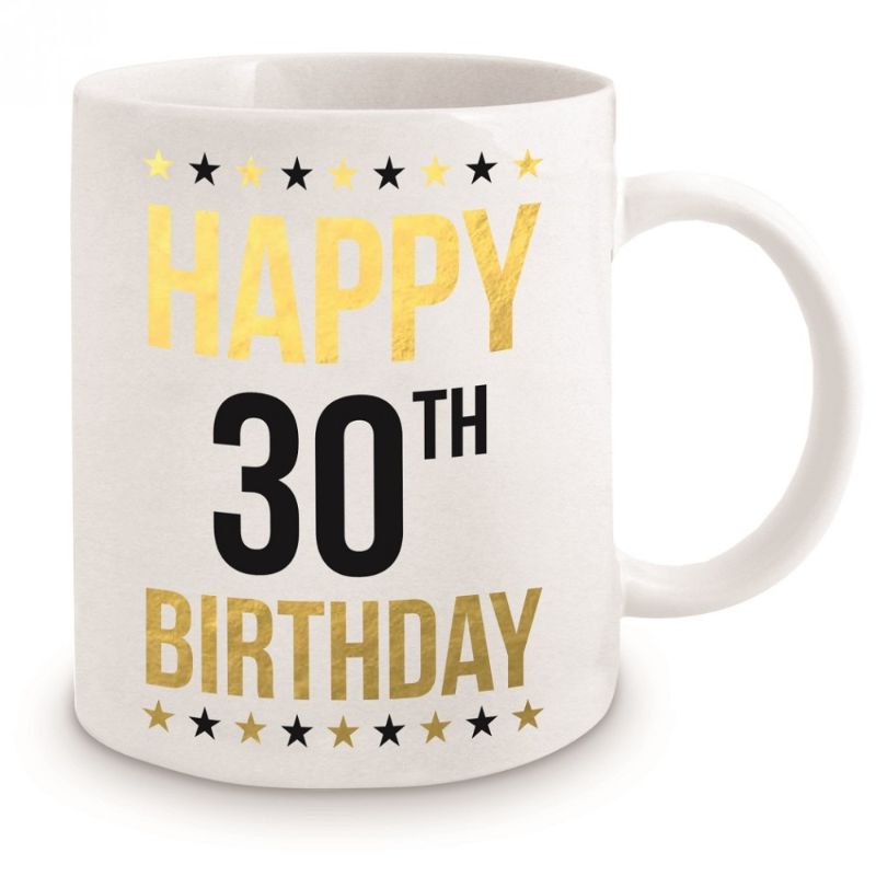 MUG - 30TH BIRTHDAY GOLD (11OZ)