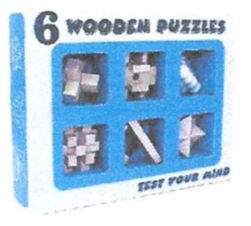 WOODEN PUZZLE - 6 MODELS