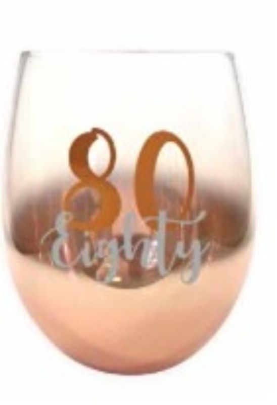 STEMLESS WINE GLASS - 80TH OMBRE